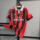 CAMISA RETRÔ DO MILAN 12/13 VERMELHO E PRETO