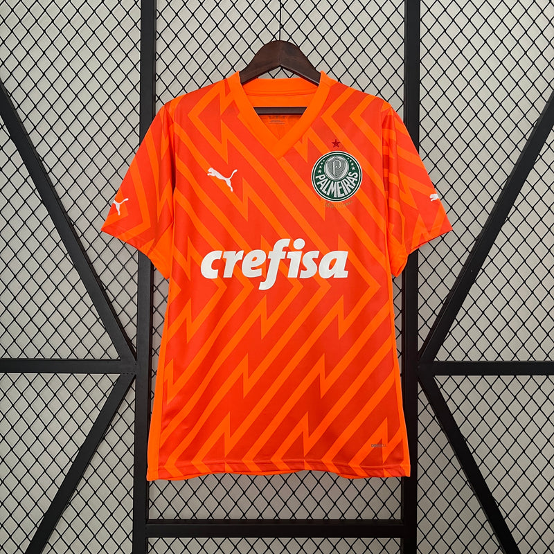 CAMISA DO PALMEIRAS 24/25 LARANJA GOLEIRO