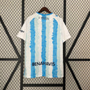 CAMISA DO MALAGA 24/25 BRANCO E AZUL