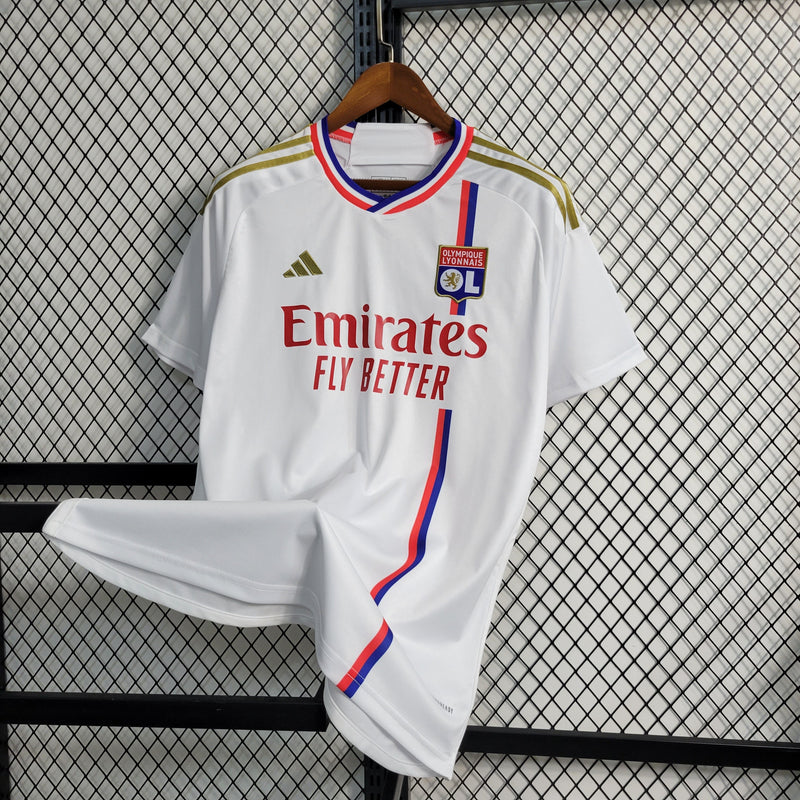 CAMISA DO LYON 23/24 BRANCO