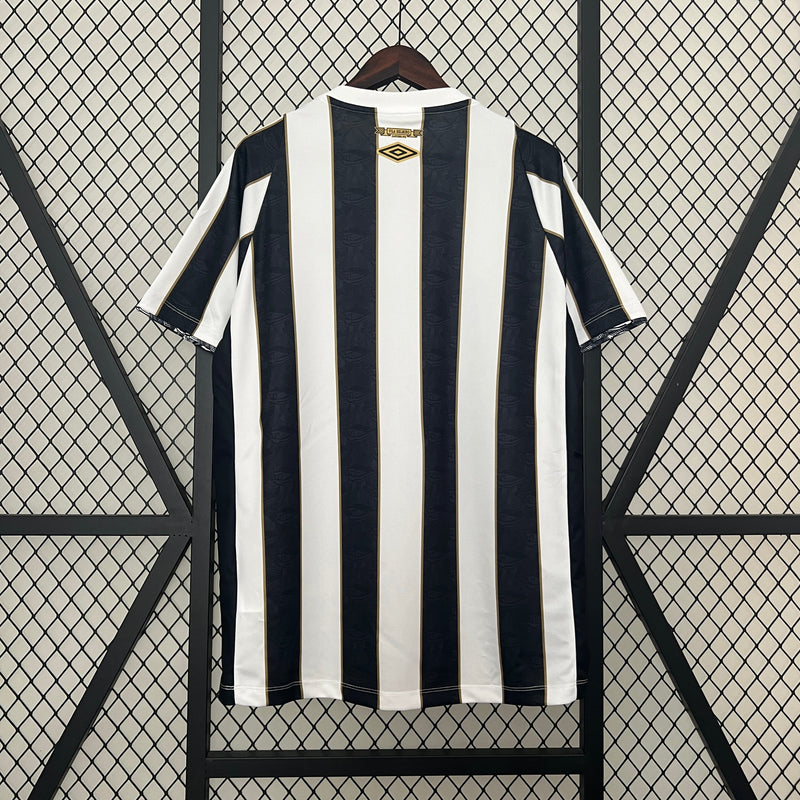CAMISA DO SANTOS 24/25 PRETO E BRANCO